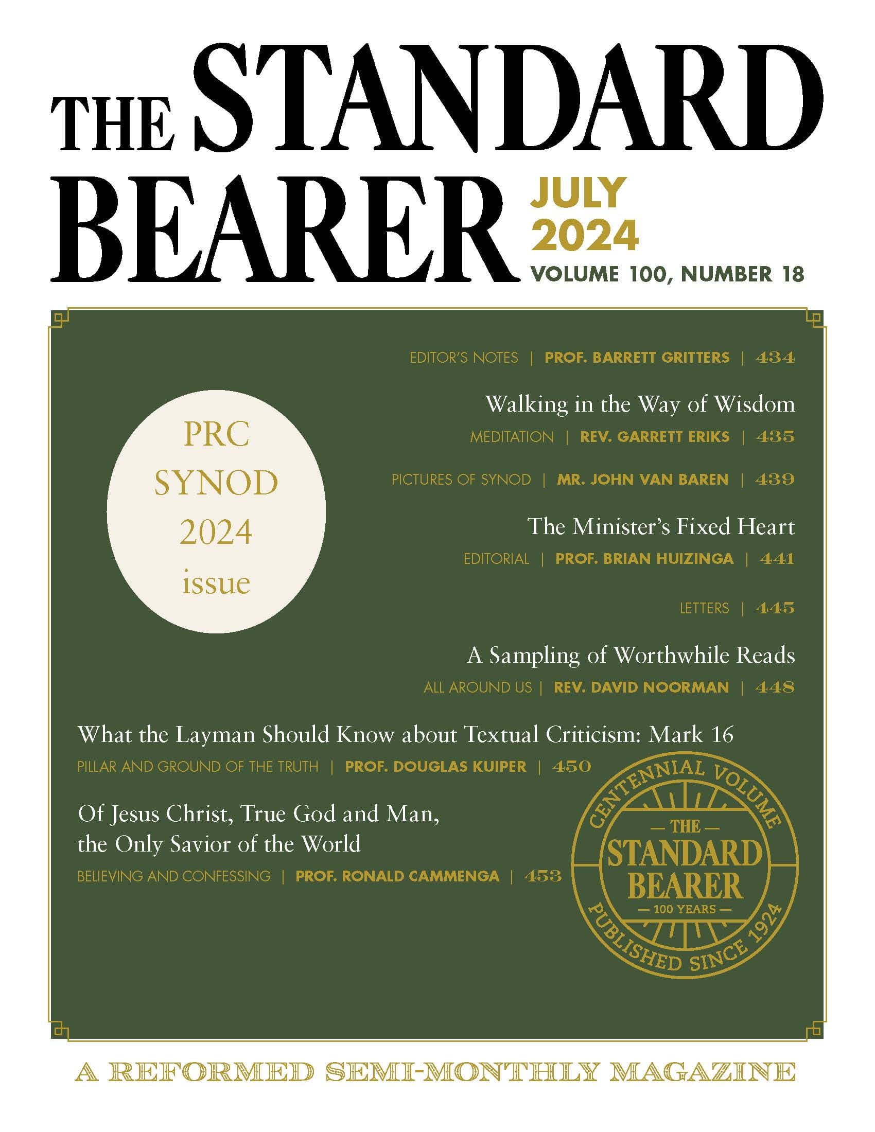 Volume 100, Issue 18